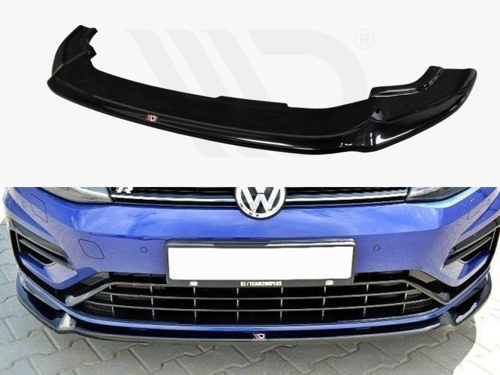Maxton front splitter v3 volkswagen golf r/r-line mk7 facelift models 1 Maxton front splitter v3 volkswagen golf r/r-line mk7 facelift models