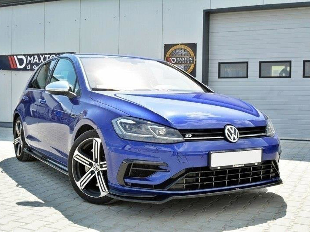 Maxton front splitter v3 volkswagen golf r/r-line mk7 facelift models 2 Maxton front splitter v3 volkswagen golf r/r-line mk7 facelift models - image 2