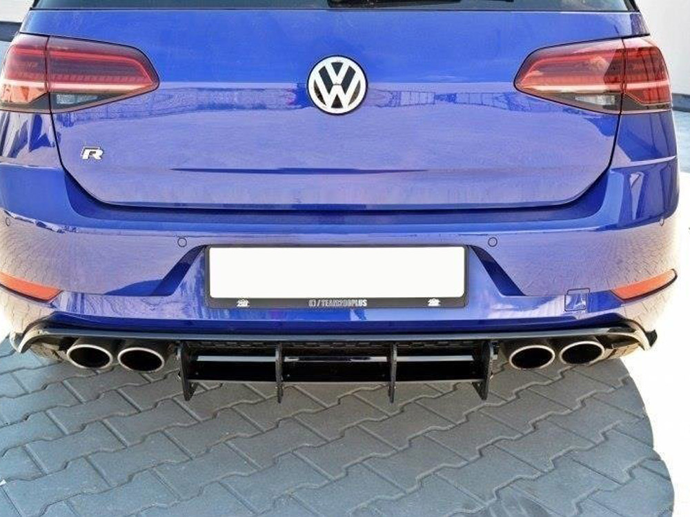 Maxton rear diffuser volkswagen golf r mk7 facelift models 2 Maxton rear diffuser volkswagen golf r mk7 facelift models - image 2