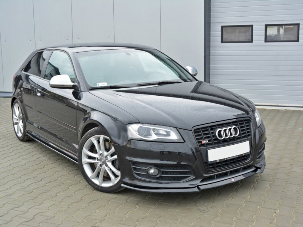 Maxton front splitter v1 audi s3 8p facelift models 2 Maxton front splitter v1 audi s3 8p facelift models - image 2
