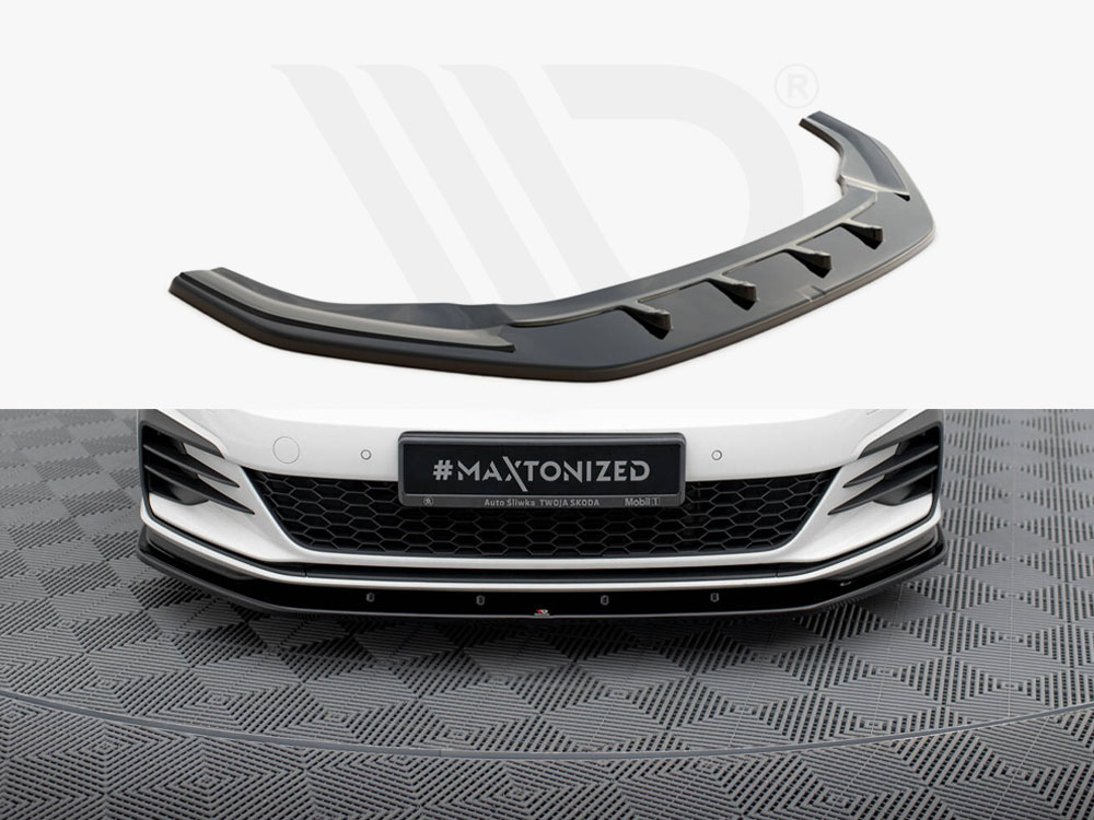 Maxton front splitter v1 volkswagen golf mk7 gti facelift models 1 Maxton front splitter v1 volkswagen golf mk7 gti facelift models