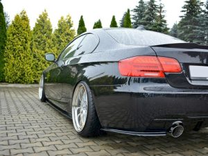 Maxton Rear Side Splitters BMW 3 Series E92 M-Sport Facelift Models (2010-2013)