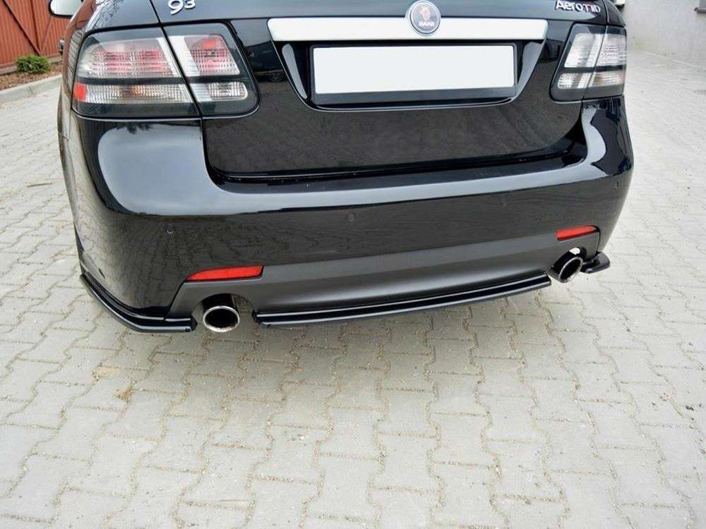Maxton central rear splitter saab 9-3 aero mk2 facelift models (2007-2011) 1 Maxton central rear splitter saab 9-3 aero mk2 facelift models (2007-2011)