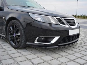 Maxton Front Splitter Saab 9-3 Aero Mk2 Facelift Models (2007-2011)