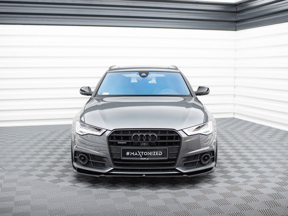 Maxton front splitter v1 audi a6 / a6 c7 s-line / s6 c7 facelift models 3 Maxton front splitter v1 audi a6 / a6 c7 s-line / s6 c7 facelift models - image 3