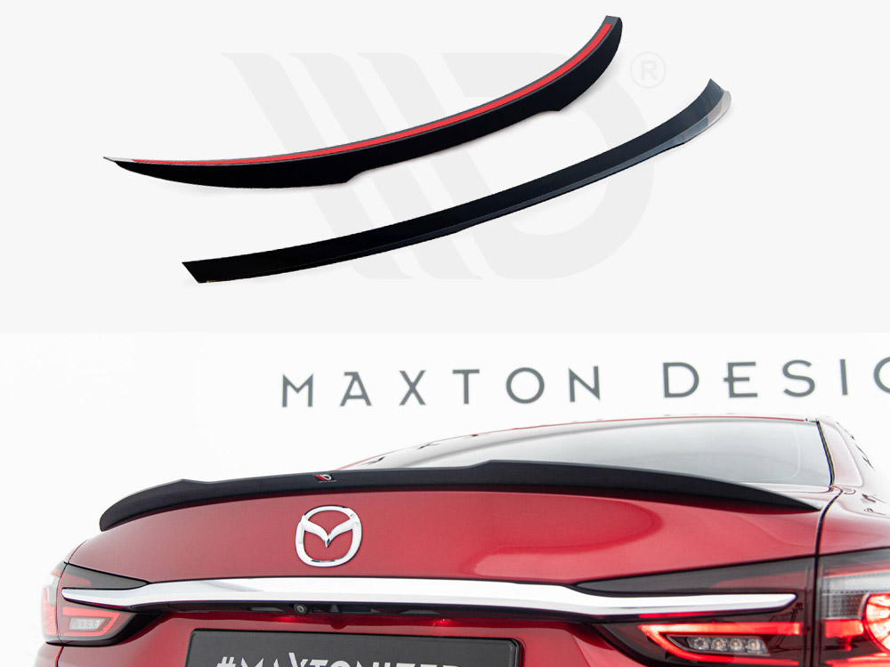 Maxton spoiler cap mazda 6 saloon gj (mk3) facelift models 1 Maxton spoiler cap mazda 6 saloon gj (mk3) facelift models
