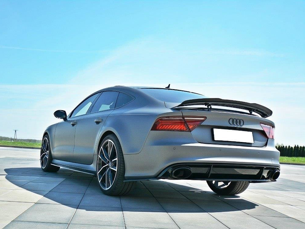 Maxton central rear splitter audi rs7 c7 2 Maxton central rear splitter audi rs7 c7 - image 2