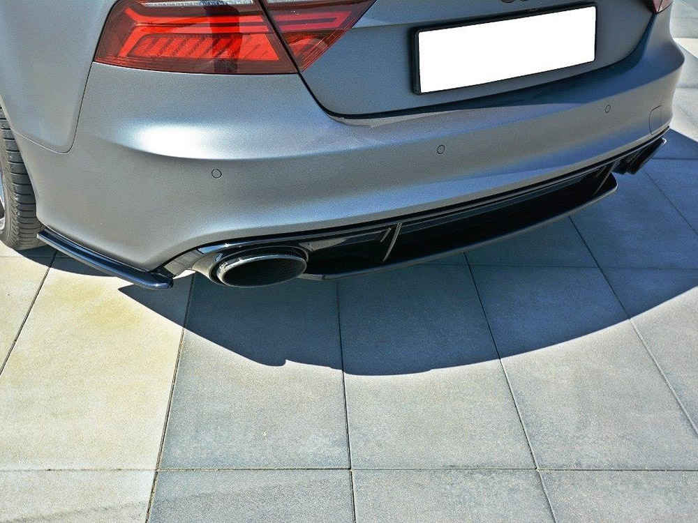 Maxton central rear splitter audi rs7 c7 3 Maxton central rear splitter audi rs7 c7 - image 3