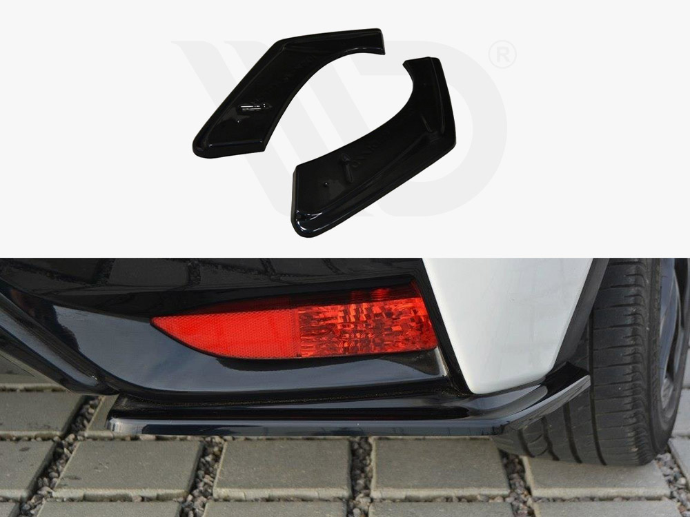Maxton rear side splitters honda civic mk9 facelift models 1 Maxton rear side splitters honda civic mk9 facelift models