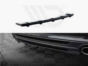 Maxton Central Rear Splitter (Vertical Bars) Audi A5 S-Line F5 Coupe/Sportback