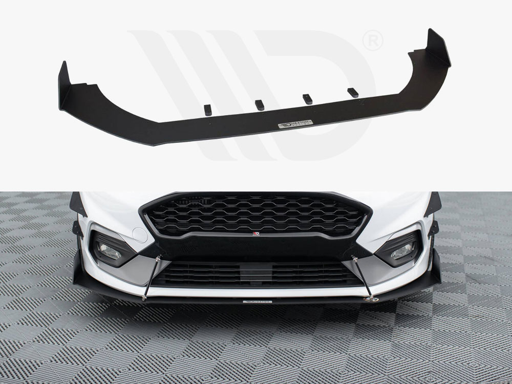 Maxton front racing splitter v1 ford fiesta mk8 st/st-line 1 Maxton front racing splitter v1 ford fiesta mk8 st/st-line