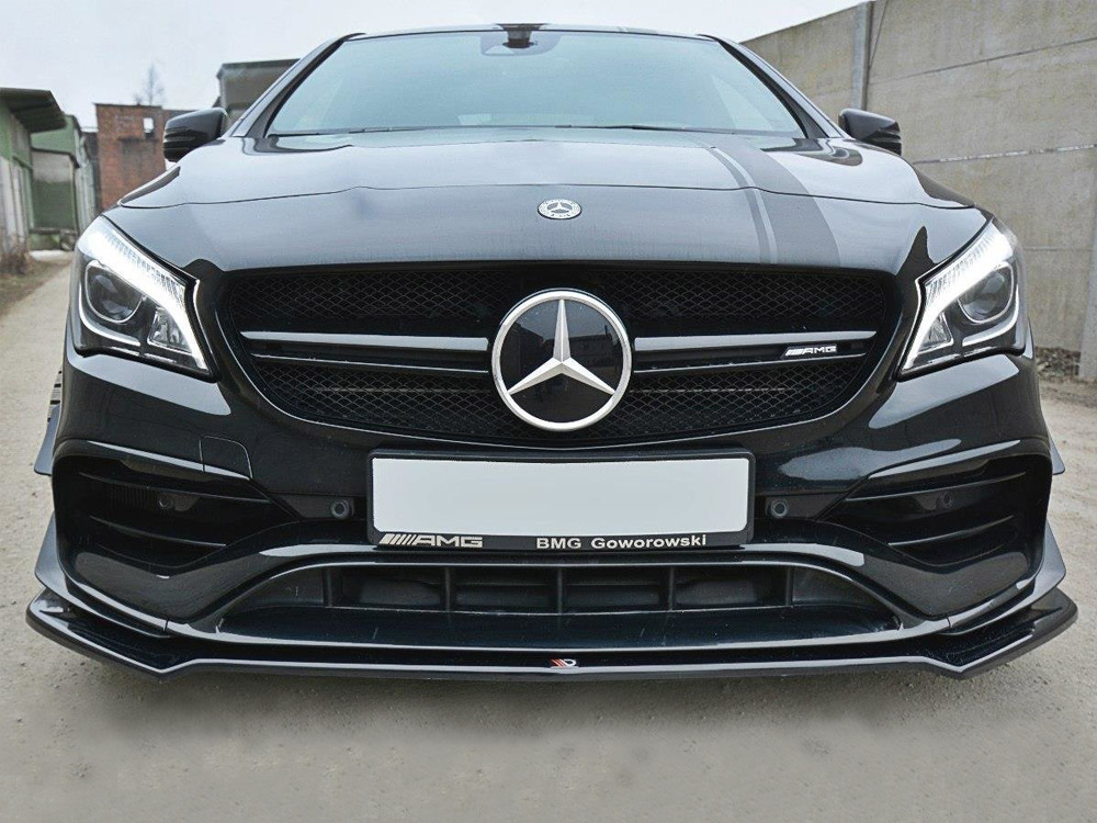 Maxton front splitter v2 mercedes cla 45 amg c117 facelift models (2017+) 2 Maxton front splitter v2 mercedes cla 45 amg c117 facelift models (2017+) - image 2