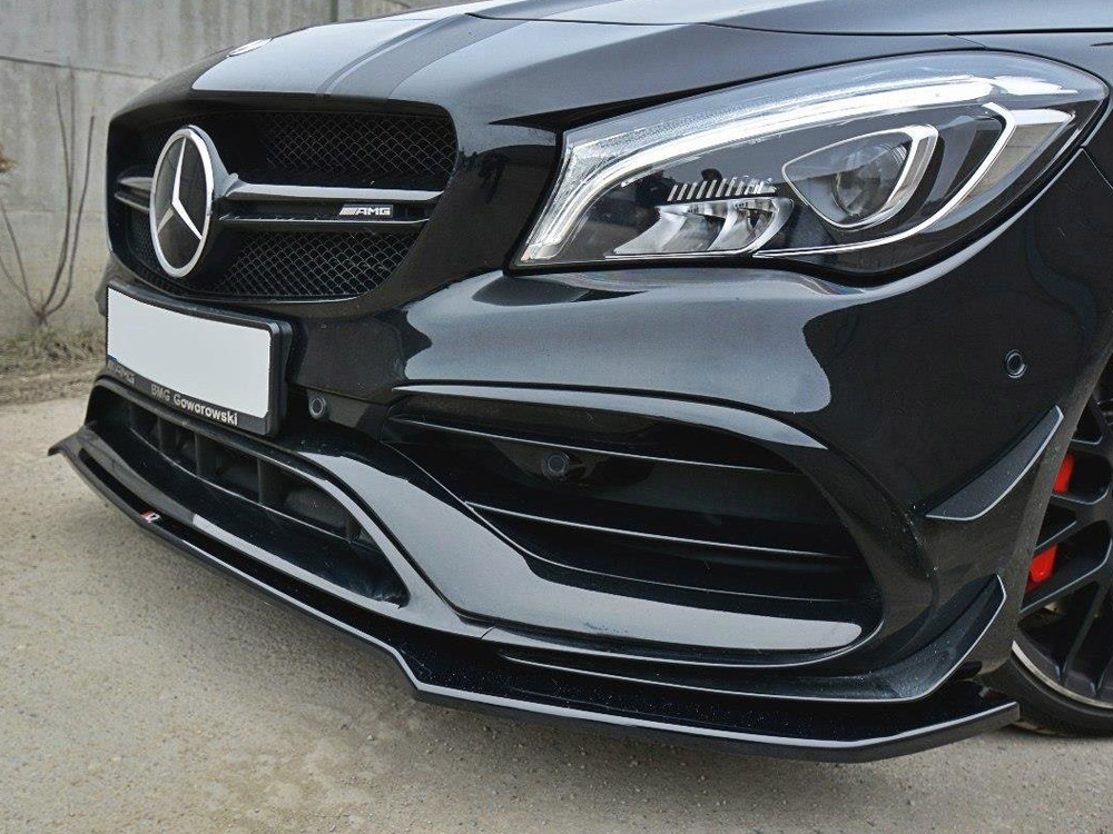 Maxton front splitter v2 mercedes cla 45 amg c117 facelift models (2017+) 3 Maxton front splitter v2 mercedes cla 45 amg c117 facelift models (2017+) - image 3