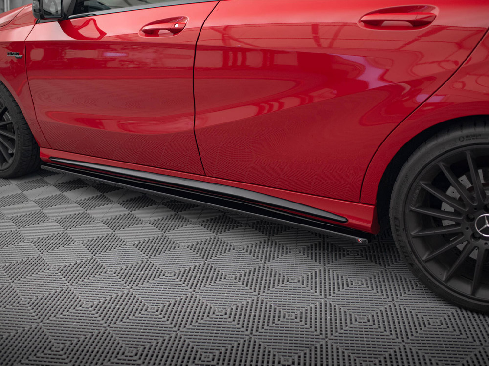 Maxton side skirts diffusers mercedes a w176 / cla 117 amg / cla 117 amg-line facelift models 4 Maxton side skirts diffusers mercedes a w176 / cla 117 amg / cla 117 amg-line facelift models - image 4