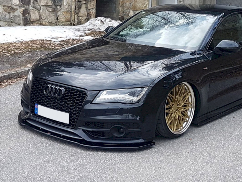 Maxton front splitter v2 audi s7/a7 s-line c7 (2010-2014) 3 Maxton front splitter v2 audi s7/a7 s-line c7 (2010-2014) - image 3