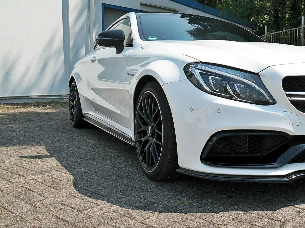 Maxton side skirts splitters mercedes c-class c205 63 amg coupe (2016-2018) 3 Maxton side skirts splitters mercedes c-class c205 63 amg coupe (2016-2018) - image 3