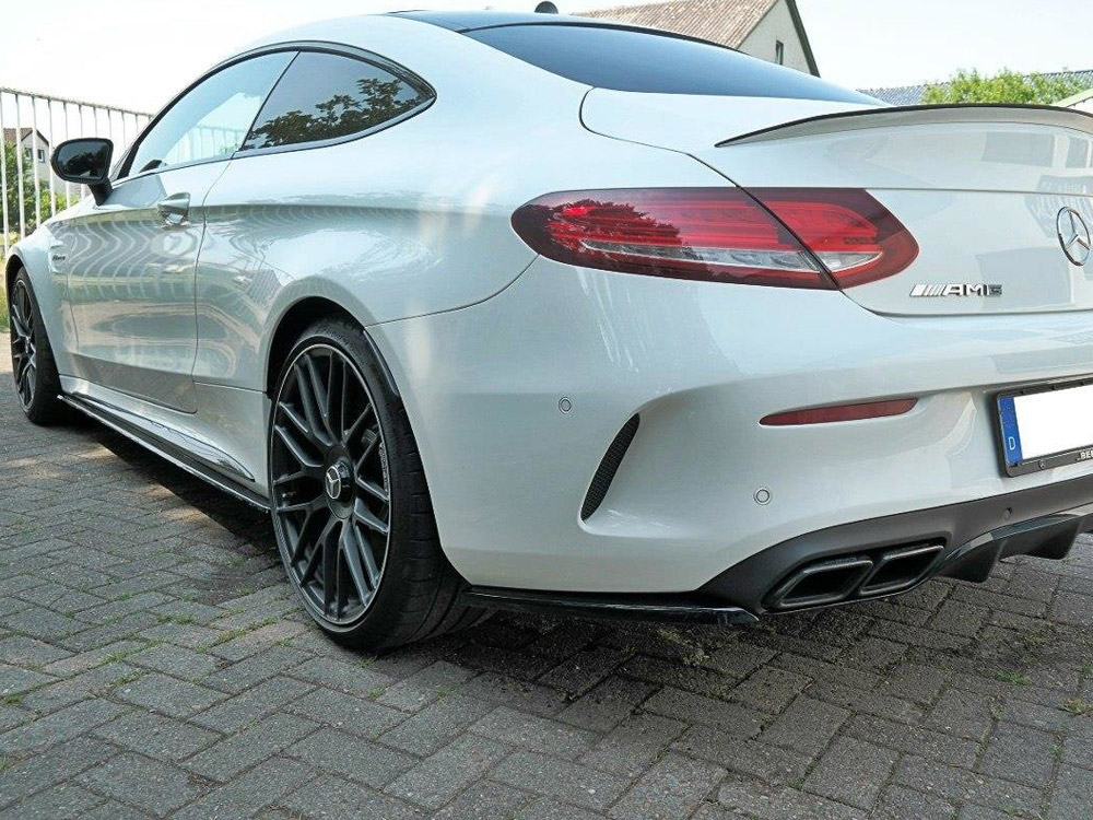 Maxton rear side splitters mercedes c205 c63 amg coupe (2016-2018) 2 Maxton rear side splitters mercedes c205 c63 amg coupe (2016-2018) - image 2