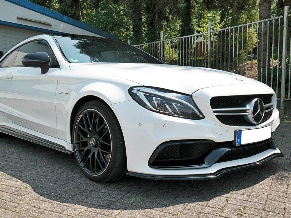 Maxton front splitter v1 mercedes c-class c205 63 amg coupe 3 Maxton front splitter v1 mercedes c-class c205 63 amg coupe - image 3