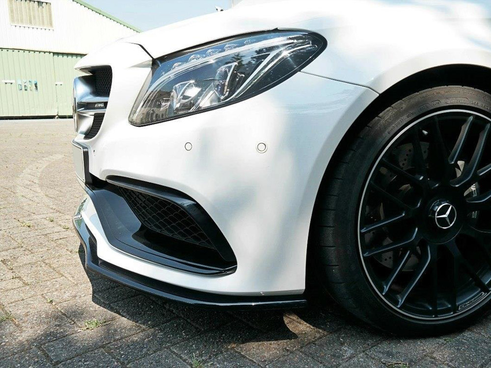 Maxton front splitter v1 mercedes c-class c205 63 amg coupe 4 Maxton front splitter v1 mercedes c-class c205 63 amg coupe - image 4