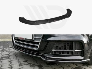 Maxton Front Splitter V2 Audi S3/A3 S-Line 8V Facelift Models Saloon