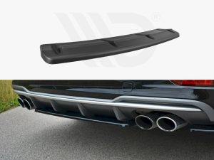 Maxton Central Rear Splitter Audi S3 8V Facelift Models Saloon (2017+)