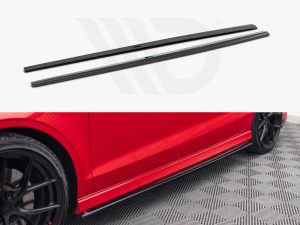Maxton Side Skirts Diffusers V1 Audi S3/A3 S-Line 8V/8V Facelift Models Saloon (2013-2020)