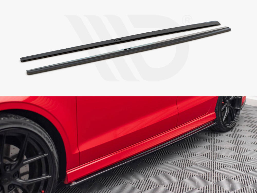 Maxton side skirts diffusers v1 audi s3/a3 s-line 8v/8v facelift models saloon (2013-2020) 1 Maxton side skirts diffusers v1 audi s3/a3 s-line 8v/8v facelift models saloon (2013-2020)