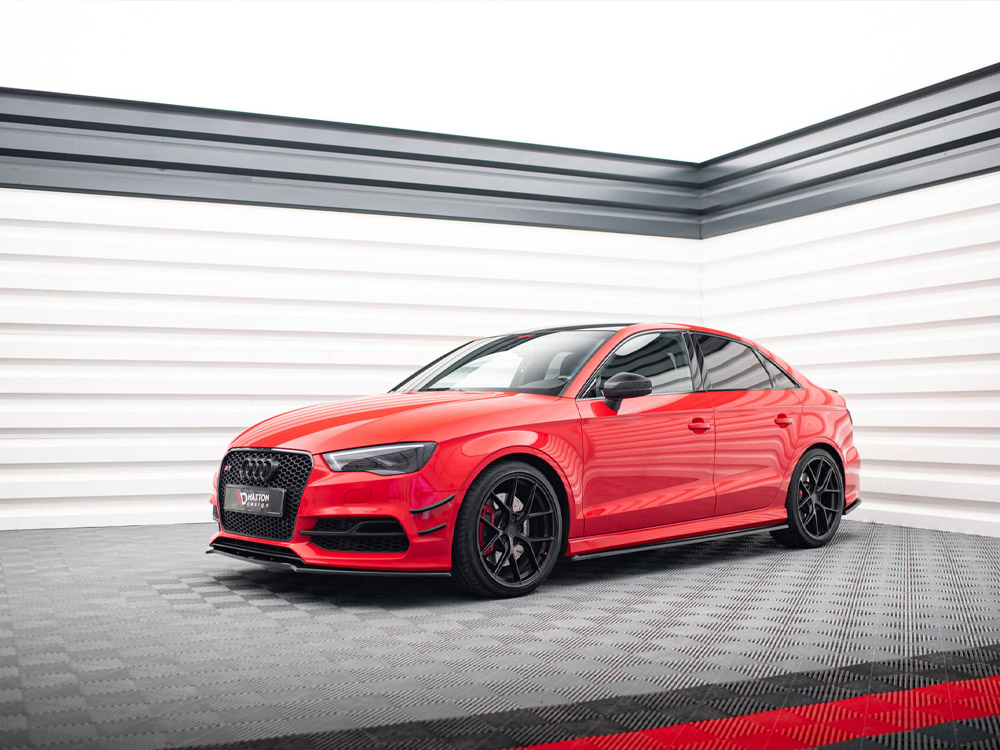 Maxton side skirts diffusers v1 audi s3/a3 s-line 8v/8v facelift models saloon (2013-2020) 2 Maxton side skirts diffusers v1 audi s3/a3 s-line 8v/8v facelift models saloon (2013-2020) - image 2