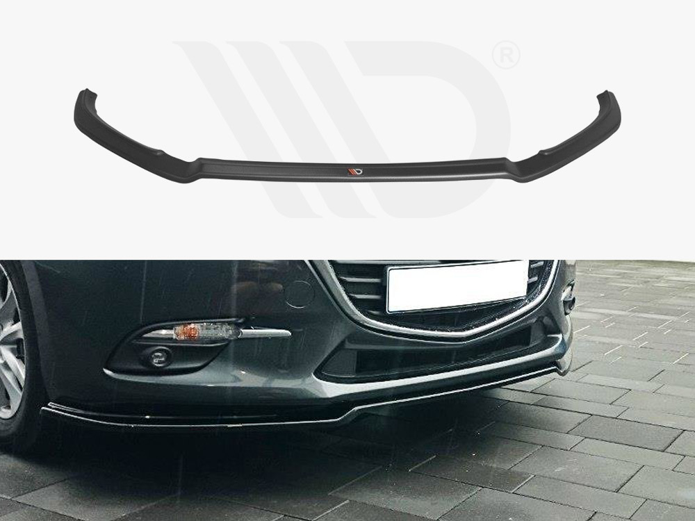 Maxton front splitter v1 mazda 3 mk3 facelift models 1 Maxton front splitter v1 mazda 3 mk3 facelift models