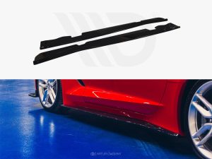 Maxton Side Skirts Diffusers V1 Chevrolet Corvette Stingray/Grand Sport C7