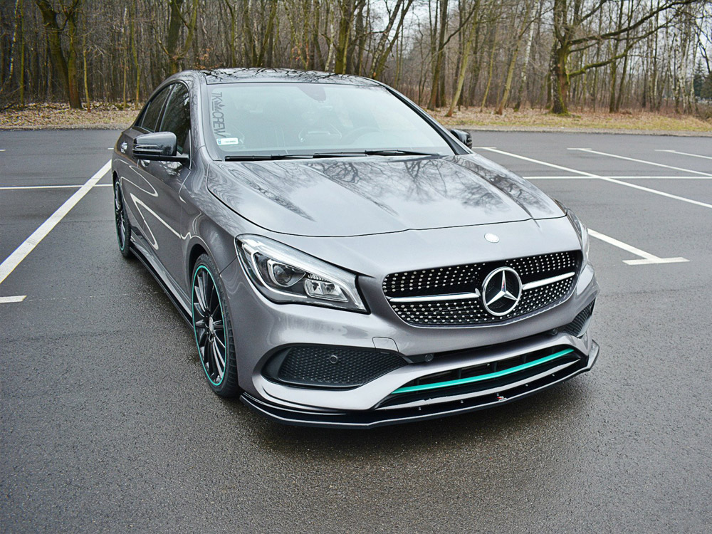 Maxton front splitter v1 mercedes-benz cla c117 amg-line facelift models 2 Maxton front splitter v1 mercedes-benz cla c117 amg-line facelift models - image 2