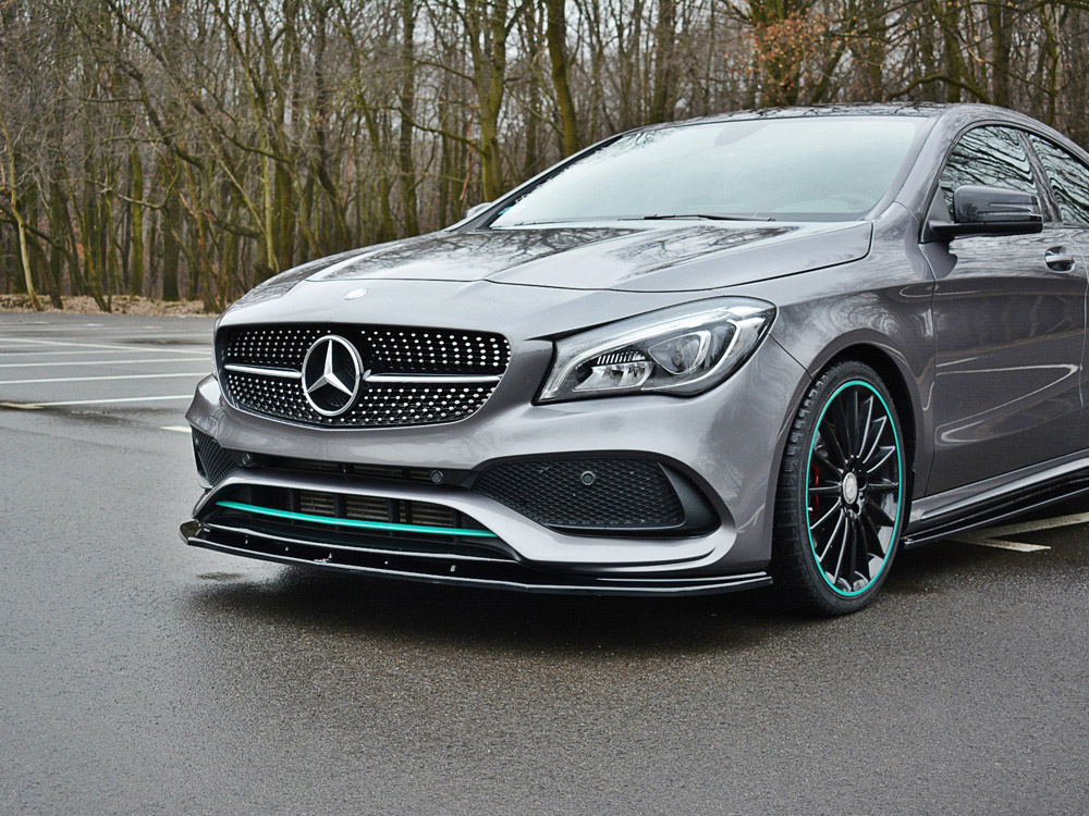 Maxton front splitter v1 mercedes-benz cla c117 amg-line facelift models 3 Maxton front splitter v1 mercedes-benz cla c117 amg-line facelift models - image 3