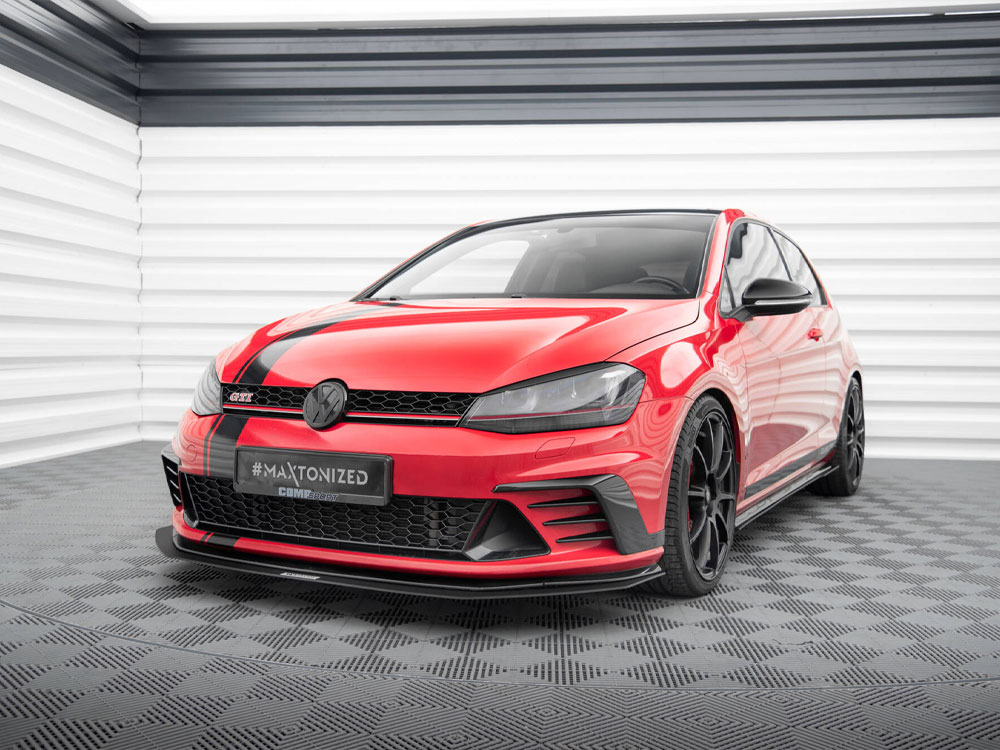 Maxton front racing splitter vw golf gti mk7 clubsport 1 Maxton front racing splitter vw golf gti mk7 clubsport