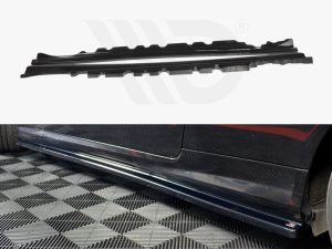 Maxton Side Skirts Diffusers Mercedes E-Class W207 Coupe AMG Line