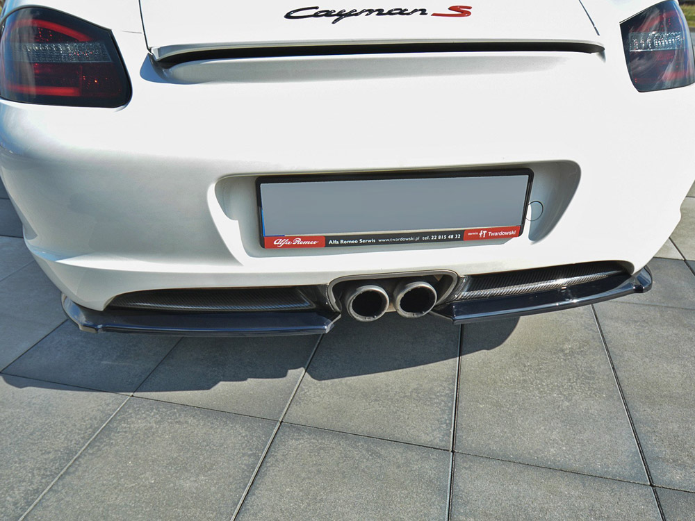 Maxton rear side splitters porsche cayman s 987c (2006-2009) 2 Maxton rear side splitters porsche cayman s 987c (2006-2009) - image 2