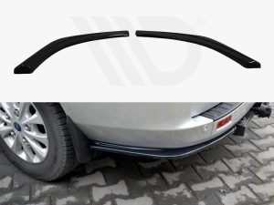 Maxton Rear Side Splitters Ford Transit Custom Mk1 Facelift Models