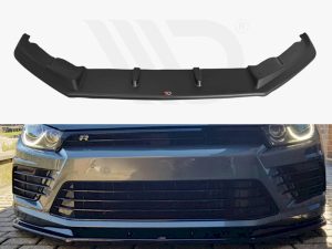 Maxton Front Splitter V1 Volkswagen Scirocco Mk3 R Facelift Models (2014-2017)