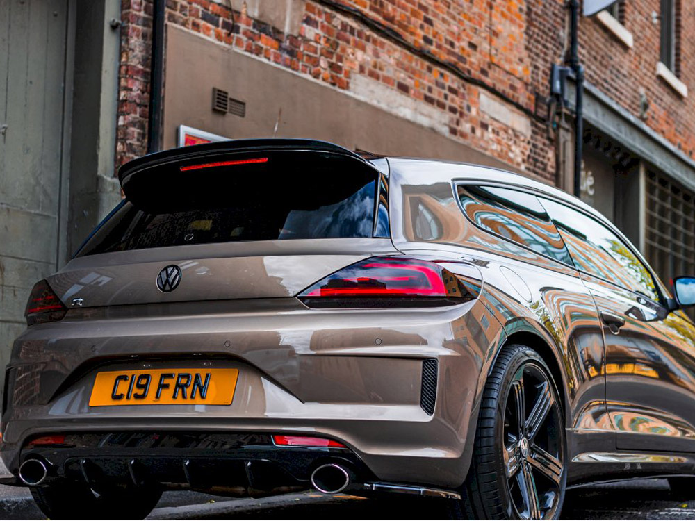 Maxton spoiler extension cap volkswagen scirocco mk3 r facelift models (2014-2017) 2 Maxton spoiler extension cap volkswagen scirocco mk3 r facelift models (2014-2017) - image 2