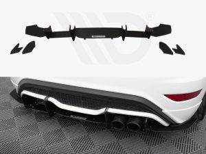Maxton Rear Diffuser V2 Ford Fiesta ST Mk7 Facelift Models