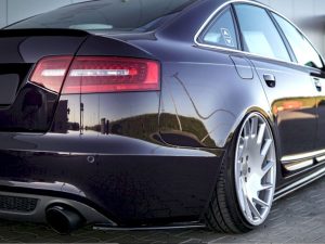 Maxton Rear Side Splitters Audi A6 C6 S-Line Facelift Models Saloon (2008-2011)