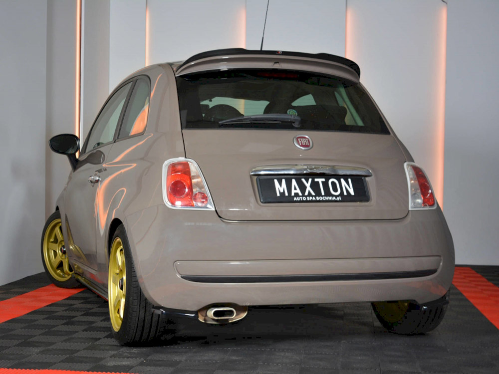Maxton spoiler cap fiat 500 hatchback sport preface models 1 Maxton spoiler cap fiat 500 hatchback sport preface models