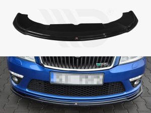 Maxton Front Splitter V2 Skoda Octavia Mk2 VRS Facelift Models (2008-2013)