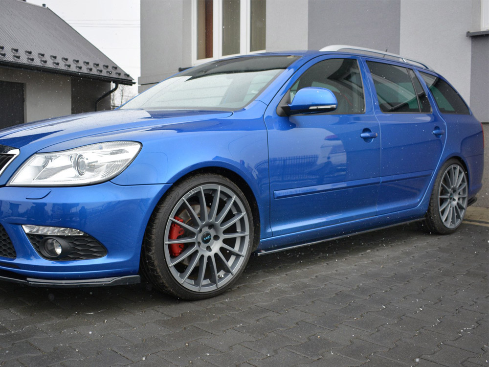 Maxton side skirts splitters skoda octavia mk2 vrs facelift models (2008-2013) 2 Maxton side skirts splitters skoda octavia mk2 vrs facelift models (2008-2013) - image 2