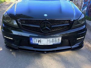 Maxton Front Splitter Mercedes-Benz C63 AMG Saloon/Estate W204/S204 Facelift Models