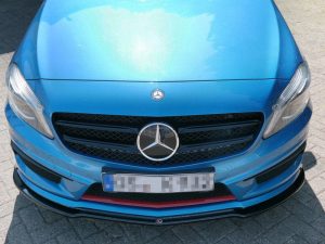 Maxton Front Splitter Mercedes A-Class W176 AMG-Line Pre-Facelift (2013-2015)