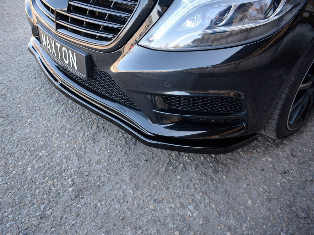 Maxton front splitter v1 mercedes s-class amg-line w222 (2013-2017) 3 Maxton front splitter v1 mercedes s-class amg-line w222 (2013-2017) - image 3