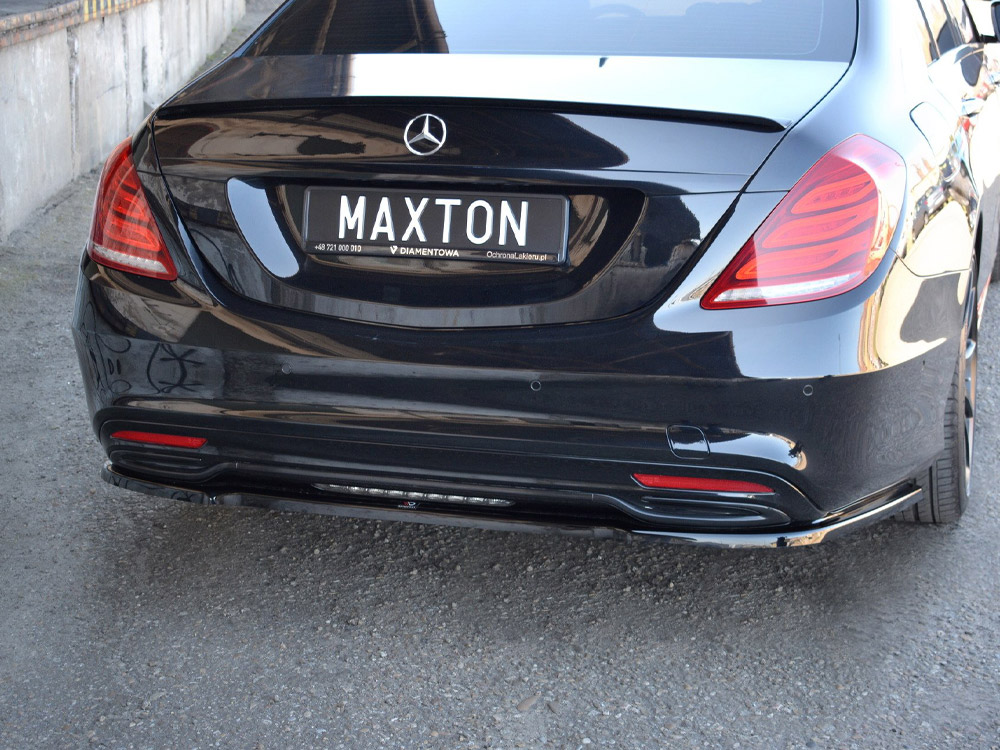 Maxton rear splitter mercedes s-class amg-line w222 3 Maxton rear splitter mercedes s-class amg-line w222 - image 3