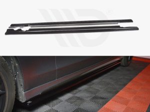Maxton Side Skirts Splitters Mercedes C-Class W205 Coupe AMG-Line (2015-2018)