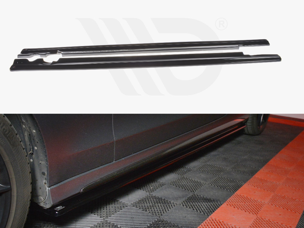 Maxton side skirts splitters mercedes c-class w205 coupe amg-line (2015-2018) 1 Maxton side skirts splitters mercedes c-class w205 coupe amg-line (2015-2018)