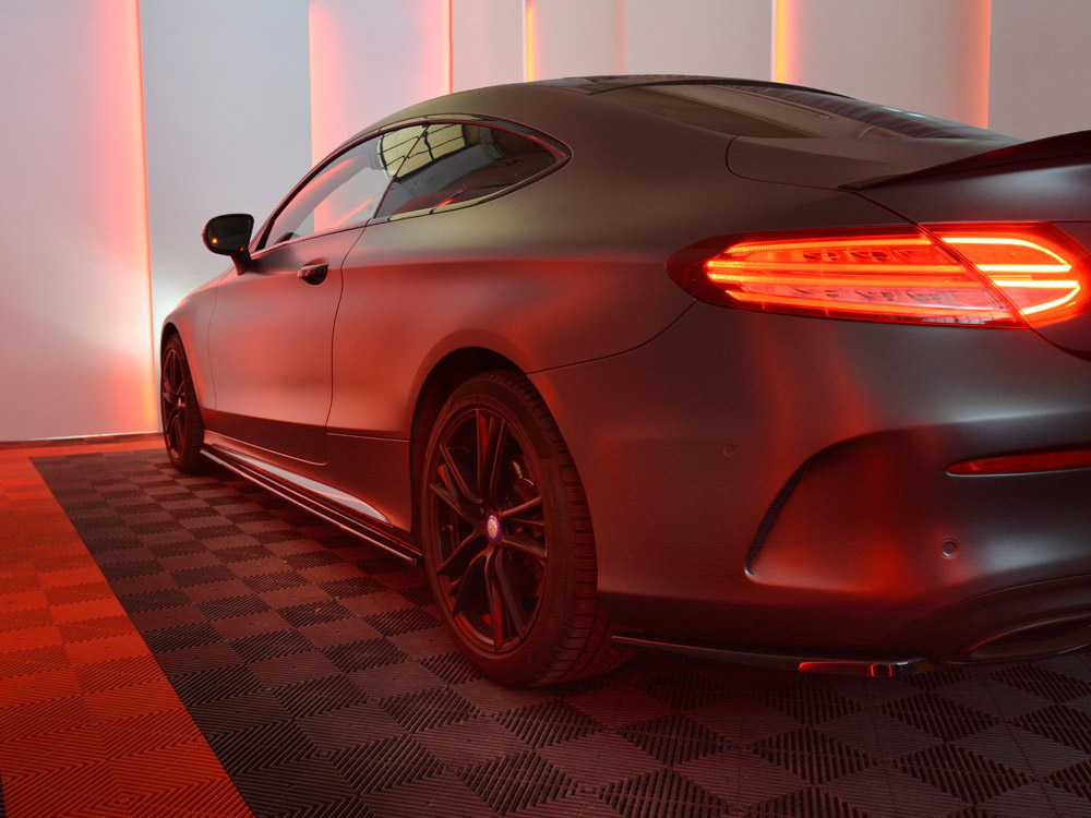 Maxton side skirts splitters mercedes c-class w205 coupe amg-line (2015-2018) 2 Maxton side skirts splitters mercedes c-class w205 coupe amg-line (2015-2018) - image 2